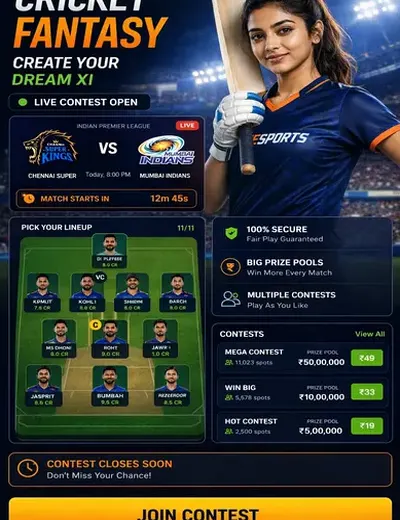 Come (Come App) fantasy cricket & matchday visual 3